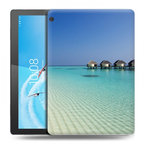 Дизайнерский силиконовый чехол для Lenovo Tab M10 Пляж