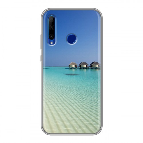 Дизайнерский силиконовый чехол для Huawei Honor 10i Пляж