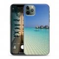 Дизайнерский пластиковый чехол для Iphone 11 Pro Пляж