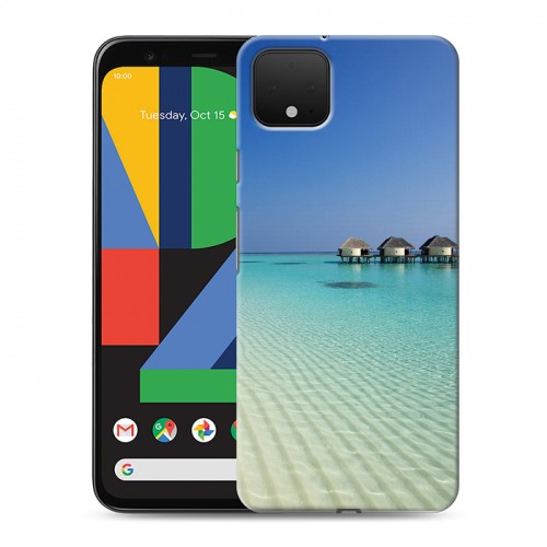 Дизайнерский пластиковый чехол для Google Pixel 4 Пляж