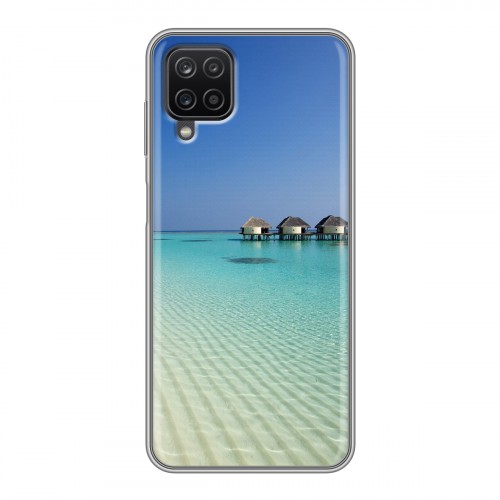 Дизайнерский силиконовый чехол для Samsung Galaxy A12 Пляж