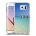Дизайнерский пластиковый чехол для Samsung Galaxy S6 Пляж