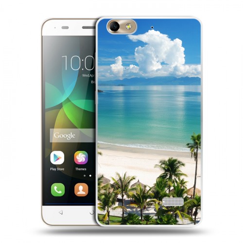 Дизайнерский пластиковый чехол для Huawei Honor 4C Пляж
