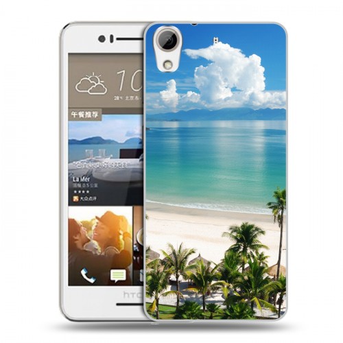 Дизайнерский пластиковый чехол для HTC Desire 728 Пляж