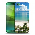 Дизайнерский силиконовый чехол для Elephone S7 Пляж