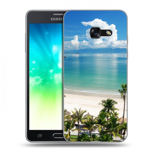 Дизайнерский силиконовый с усиленными углами чехол для Samsung Galaxy A3 (2017) Пляж