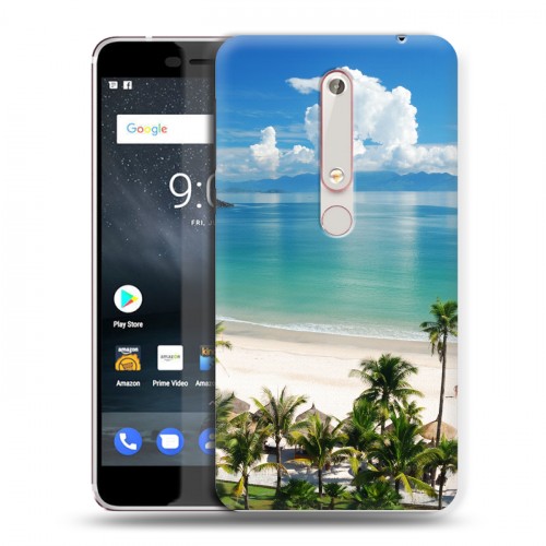 Дизайнерский пластиковый чехол для Nokia 6 (2018) Пляж