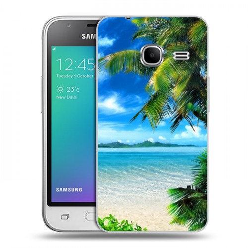 Дизайнерский силиконовый чехол для Samsung Galaxy J1 mini (2016) Пляж