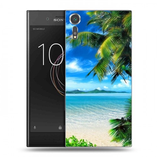 Дизайнерский пластиковый чехол для Sony Xperia XZs Пляж