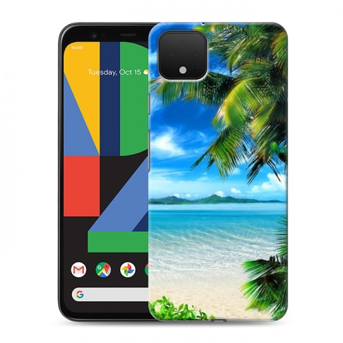 Дизайнерский силиконовый чехол для Google Pixel 4 XL Пляж