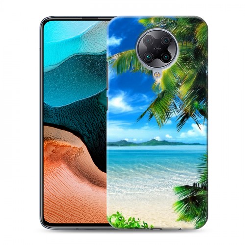 Дизайнерский силиконовый чехол для Xiaomi RedMi K30 Pro Пляж