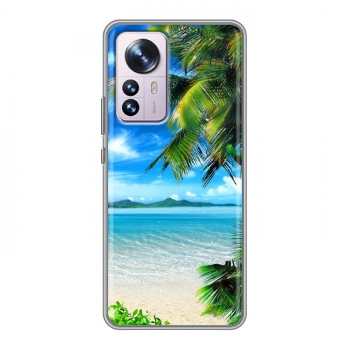 Дизайнерский силиконовый чехол для Xiaomi 12 Pro Пляж