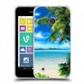 Дизайнерский пластиковый чехол для Nokia Lumia 530 Пляж