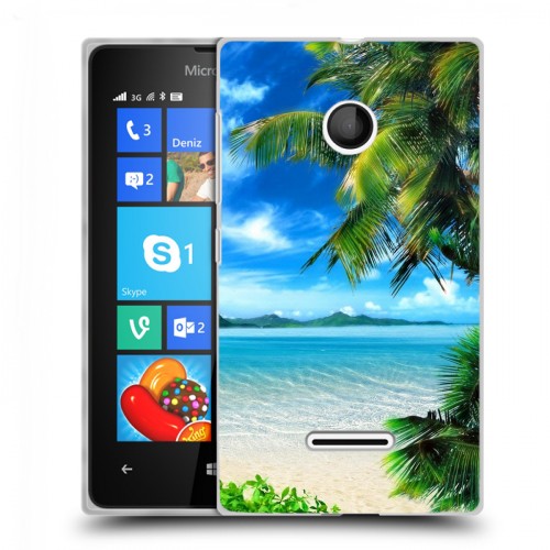 Дизайнерский пластиковый чехол для Microsoft Lumia 435 Пляж