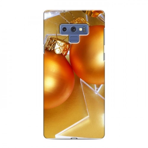 Дизайнерский силиконовый чехол для Samsung Galaxy Note 9 Новогодние шары