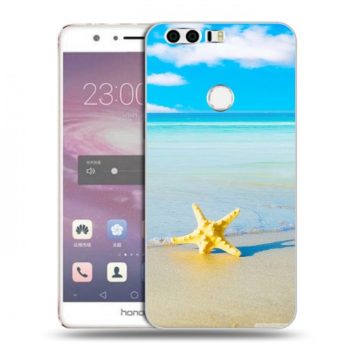 Дизайнерский пластиковый чехол для Huawei Honor 8 Пляж