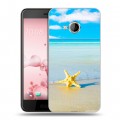 Дизайнерский силиконовый чехол для HTC U Play Пляж