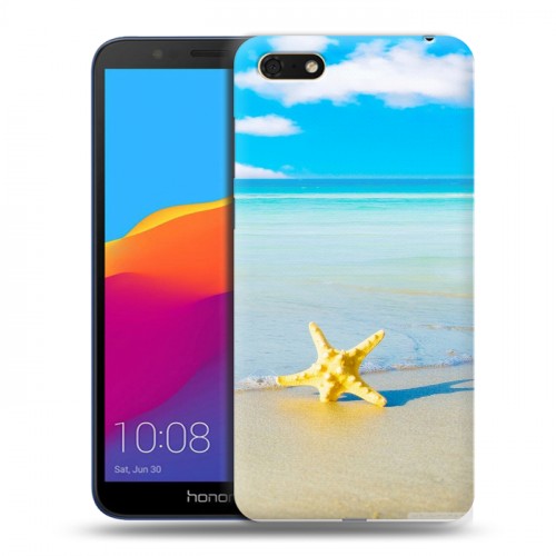 Дизайнерский пластиковый чехол для Huawei Honor 7A Пляж