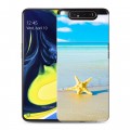 Дизайнерский пластиковый чехол для Samsung Galaxy A80 Пляж