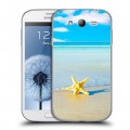Дизайнерский пластиковый чехол для Samsung Galaxy Grand Пляж