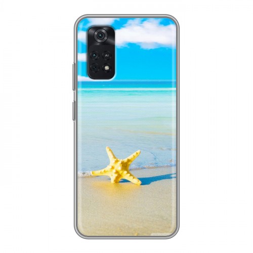 Дизайнерский силиконовый чехол для Xiaomi Poco M4 Pro 4G Пляж