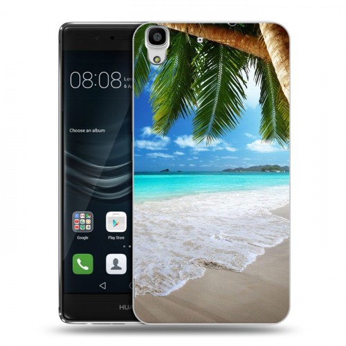 Дизайнерский пластиковый чехол для Huawei Y6II Пляж