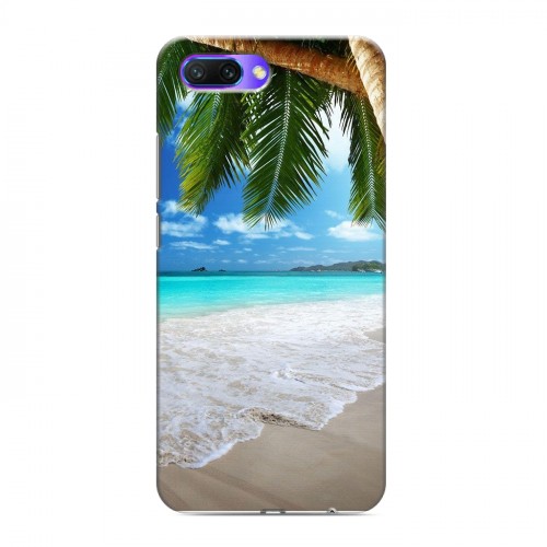 Дизайнерский силиконовый с усиленными углами чехол для Huawei Honor 10 Пляж