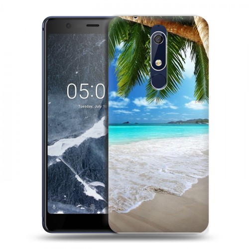 Дизайнерский пластиковый чехол для Nokia 5.1 Пляж