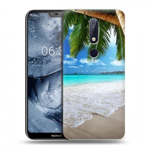 Дизайнерский силиконовый чехол для Nokia 6.1 Plus Пляж