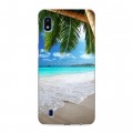 Дизайнерский пластиковый чехол для Samsung Galaxy A10 Пляж