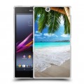 Дизайнерский пластиковый чехол для Sony Xperia Z Ultra  Пляж