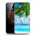 Дизайнерский пластиковый чехол для Huawei G8 Пляж
