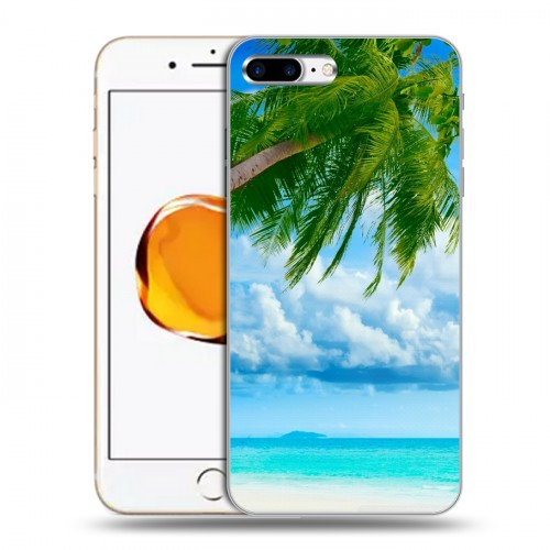 Дизайнерский силиконовый чехол для Iphone 7 Plus / 8 Plus Пляж