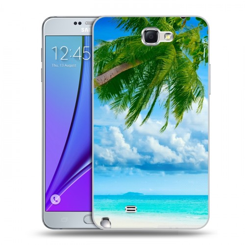 Дизайнерский пластиковый чехол для Samsung Galaxy Note 2 Пляж