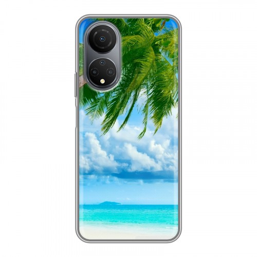 Дизайнерский силиконовый с усиленными углами чехол для Huawei Honor X7 Пляж
