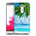 Дизайнерский пластиковый чехол для LG G3 (Dual-LTE) Пляж