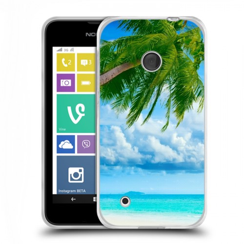 Дизайнерский пластиковый чехол для Nokia Lumia 530 Пляж