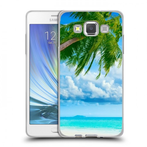 Дизайнерский пластиковый чехол для Samsung Galaxy A5 Пляж