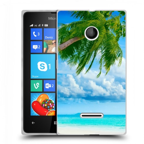 Дизайнерский пластиковый чехол для Microsoft Lumia 435 Пляж