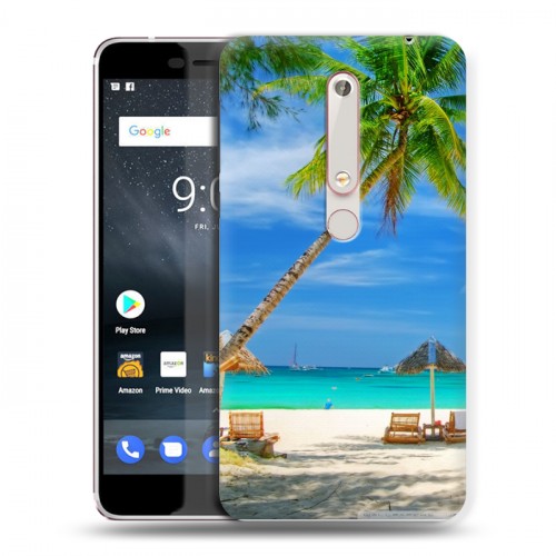 Дизайнерский пластиковый чехол для Nokia 6 (2018) Пляж