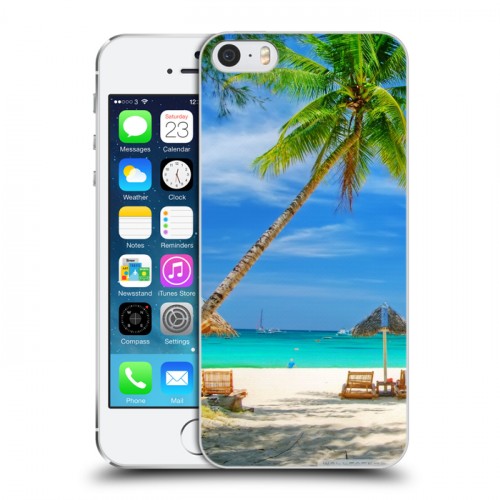 Дизайнерский пластиковый чехол для Iphone 5s Пляж