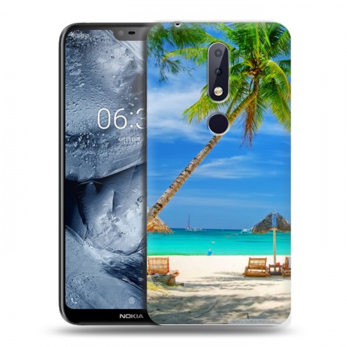 Дизайнерский пластиковый чехол для Nokia 6.1 Plus Пляж