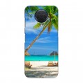 Дизайнерский силиконовый чехол для Nokia G20 Пляж