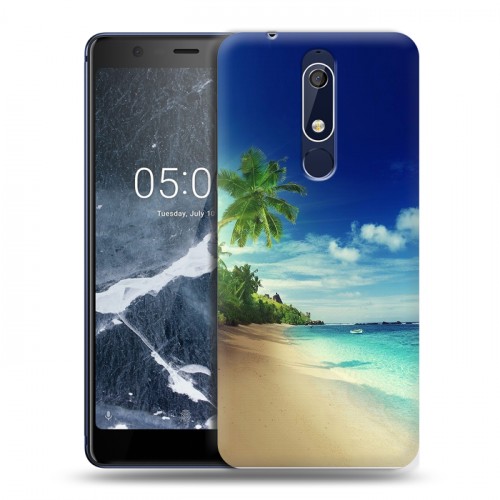 Дизайнерский пластиковый чехол для Nokia 5.1 Пляж