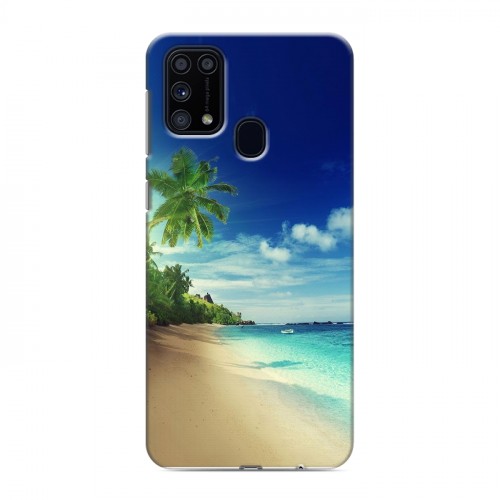 Дизайнерский силиконовый чехол для Samsung Galaxy M31 Пляж