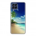 Дизайнерский силиконовый с усиленными углами чехол для Samsung Galaxy M53 5G Пляж