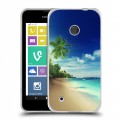 Дизайнерский пластиковый чехол для Nokia Lumia 530 Пляж