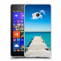 Дизайнерский пластиковый чехол для Microsoft Lumia 540 Пляж