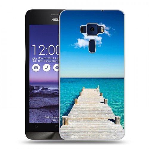Дизайнерский пластиковый чехол для Asus ZenFone 3 5.2 Пляж