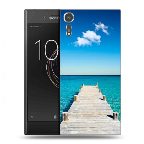 Дизайнерский пластиковый чехол для Sony Xperia XZs Пляж